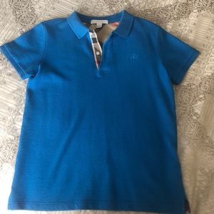 Blue Burberry boy shirt